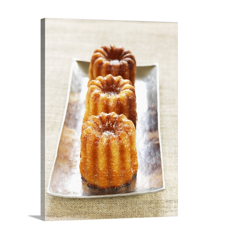 Traditional French Cakes Wall Art - Canvas - Gallery Wrap