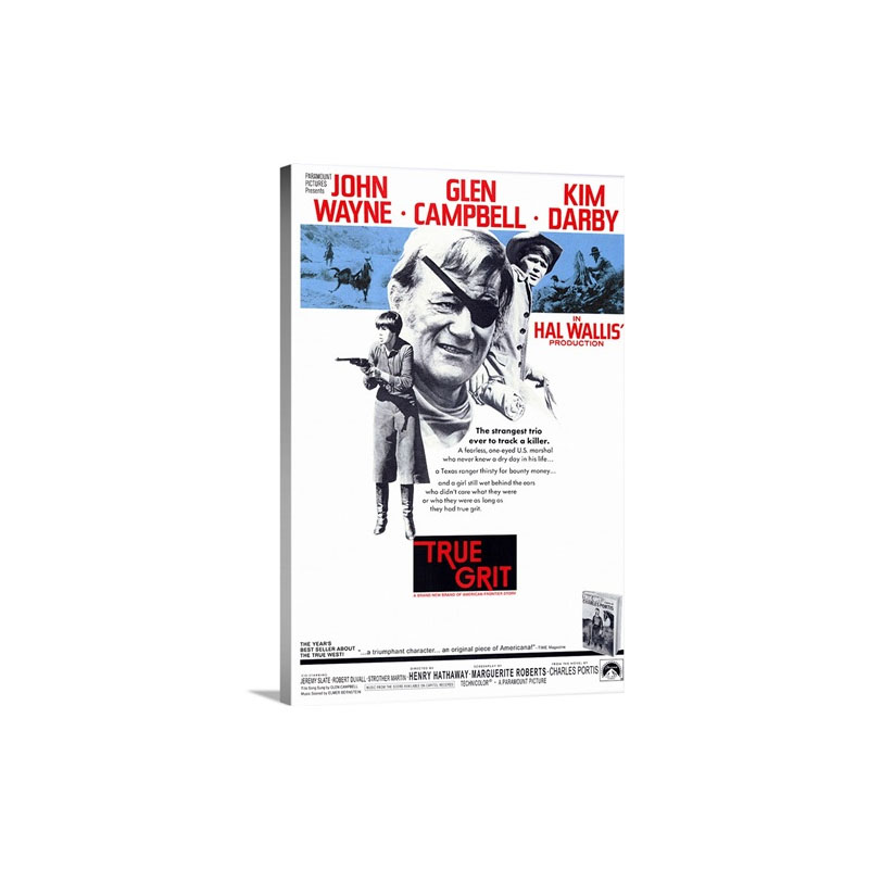 True Grit 1969 Wall Art - Canvas - Gallery Wrap