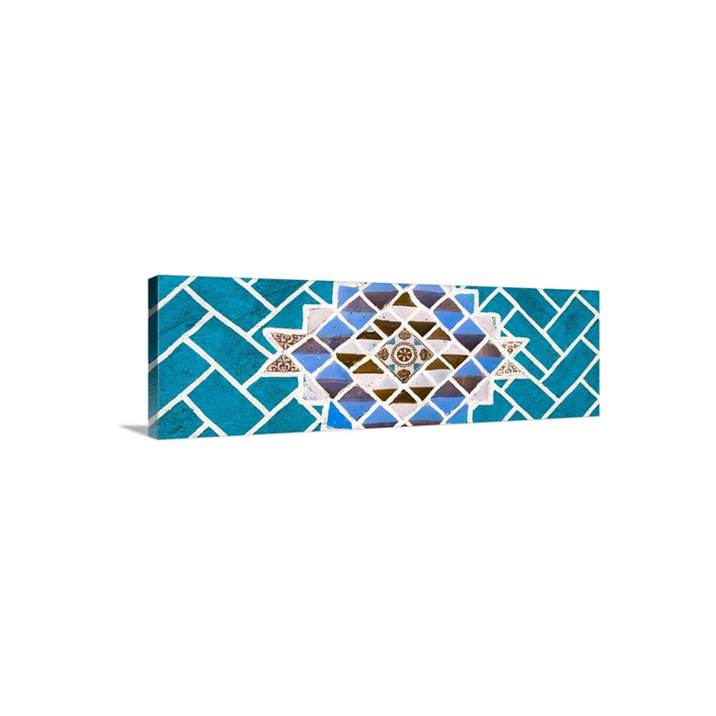 Turquoise Mosaics Wall Art - Canvas - Gallery Wrap