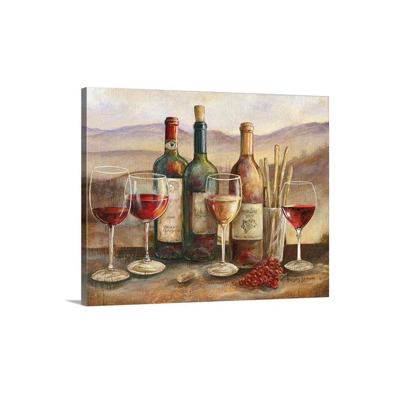 Tuscan Banquet Wall Art - Canvas - Gallery Wrap