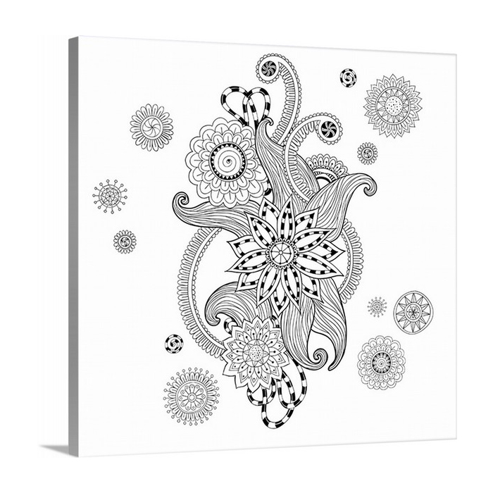Flowers And Swirls