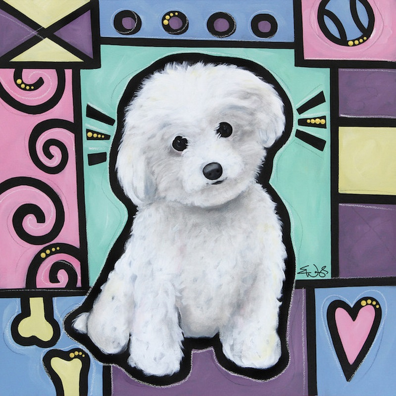 Bichon Frise Pop Art