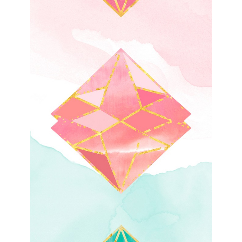 Watercolor Diamond In The Sky