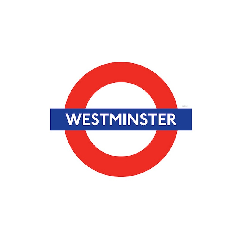 London Underground Westminster Station Roundel