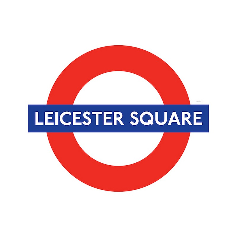 London Underground Leicester Square Station Roundel