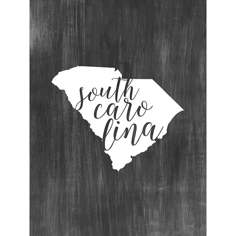 Home State Typography South Carolina