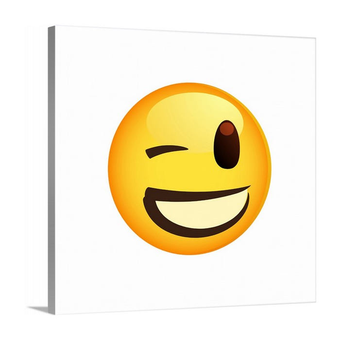 Winking Emoji With Big Teeth