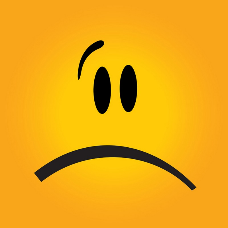 Sad Square Emoji