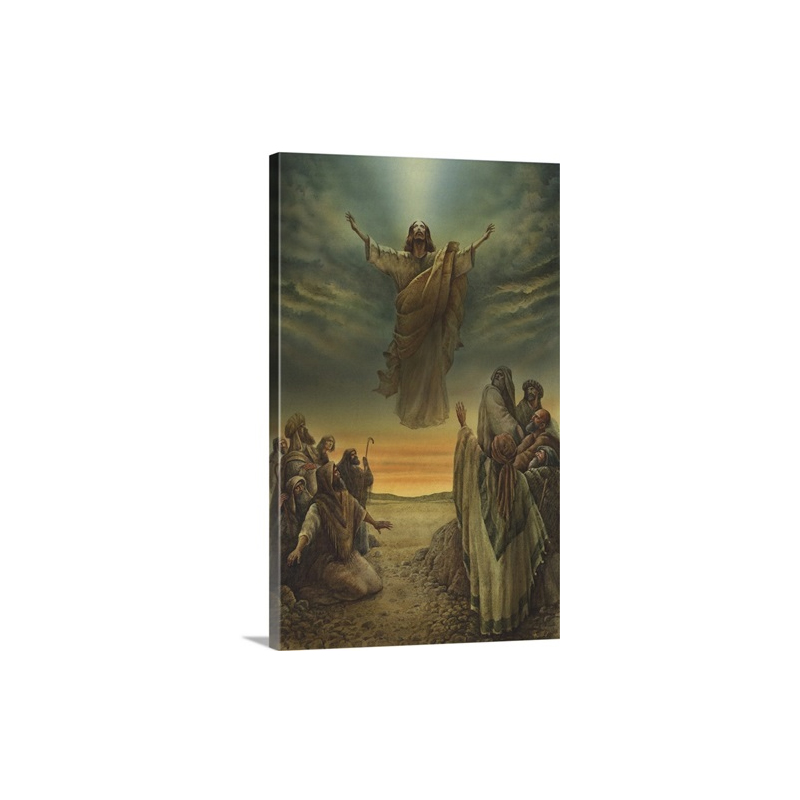 Jesus Ascending into Heaven Wall Art - Canvas - Gallery Wrap