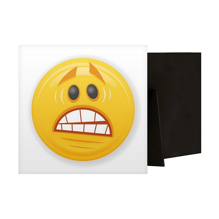 Scared Emoji With Big Teeth