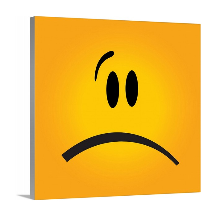 Sad Square Emoji