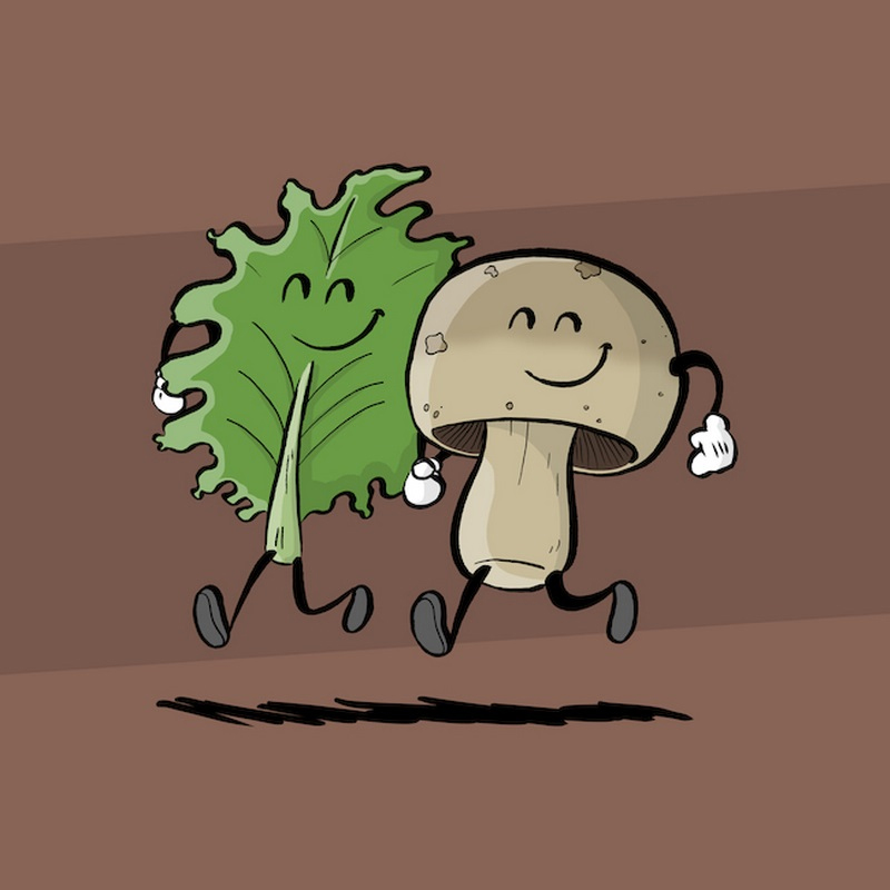 Kale and Mushroom I Food Pairings
