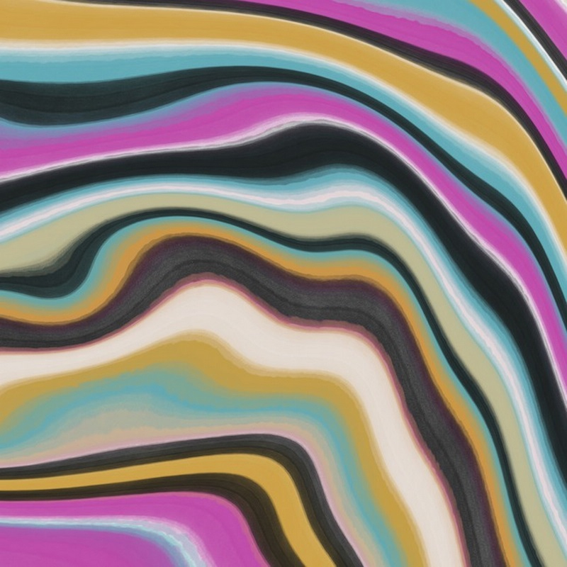 Pink And Gold Marble Pattern