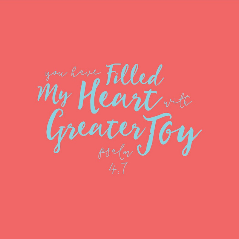 Psalm 4 7 Scripture Art In Teal And Coral