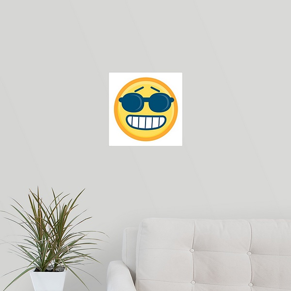 Cool Emoji With Rounded Sunglasses