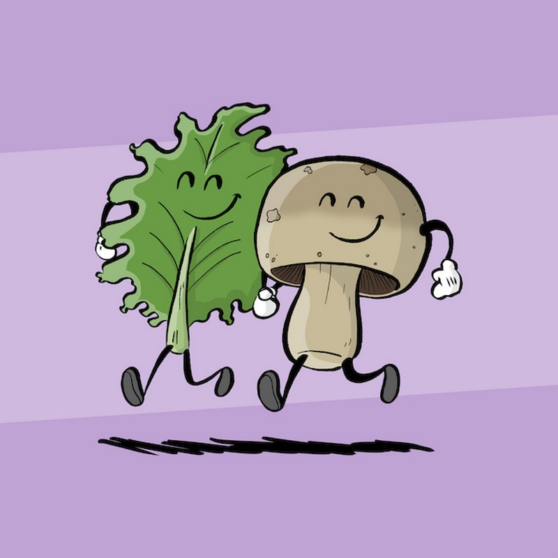 Kale and Mushroom I I Food Pairings