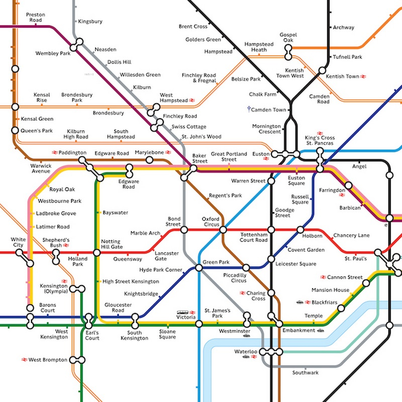 London Underground Station Map