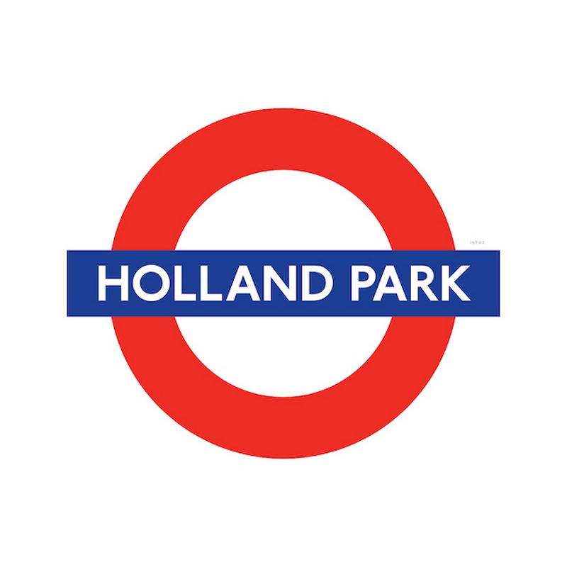 London Underground Holland Park Station Roundel