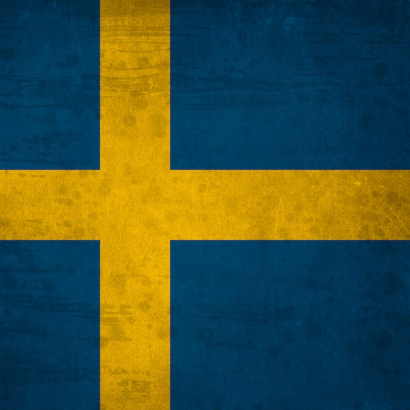 Sweden Textured Flag