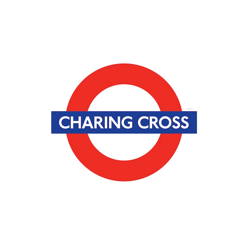 London Underground Charing Cross Station Roundel