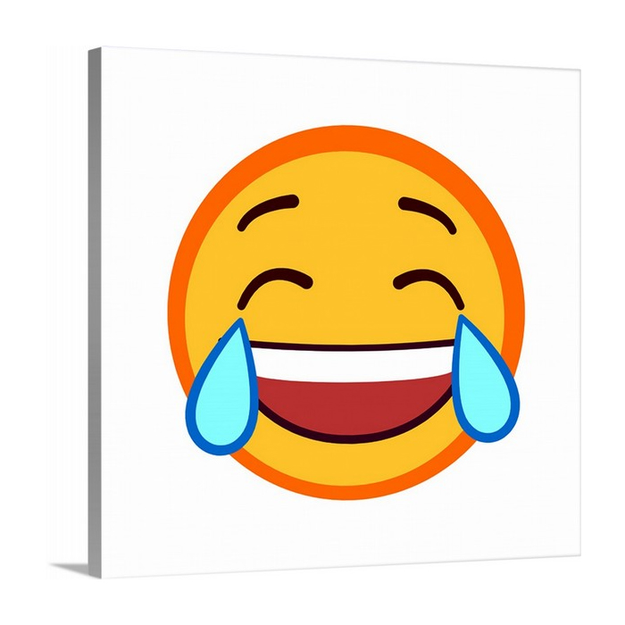 Crying While Laughing Emoji