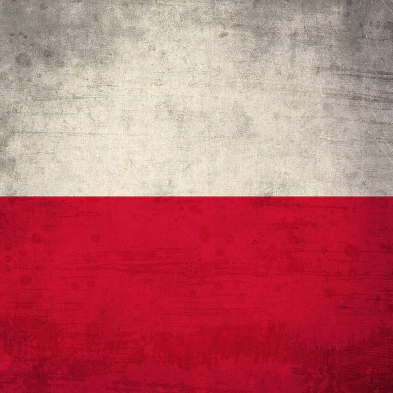 Poland Textured Flag