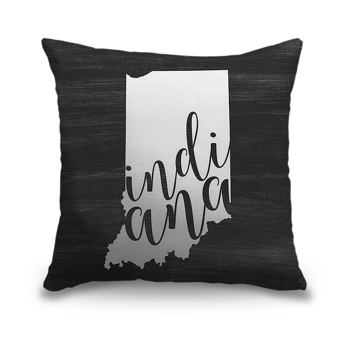 Home State Typography Indiana