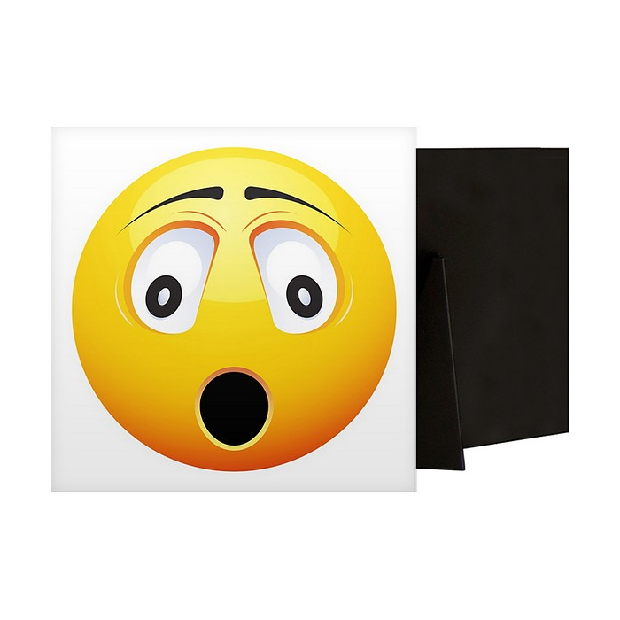 Scared Emoji With Little Mouth