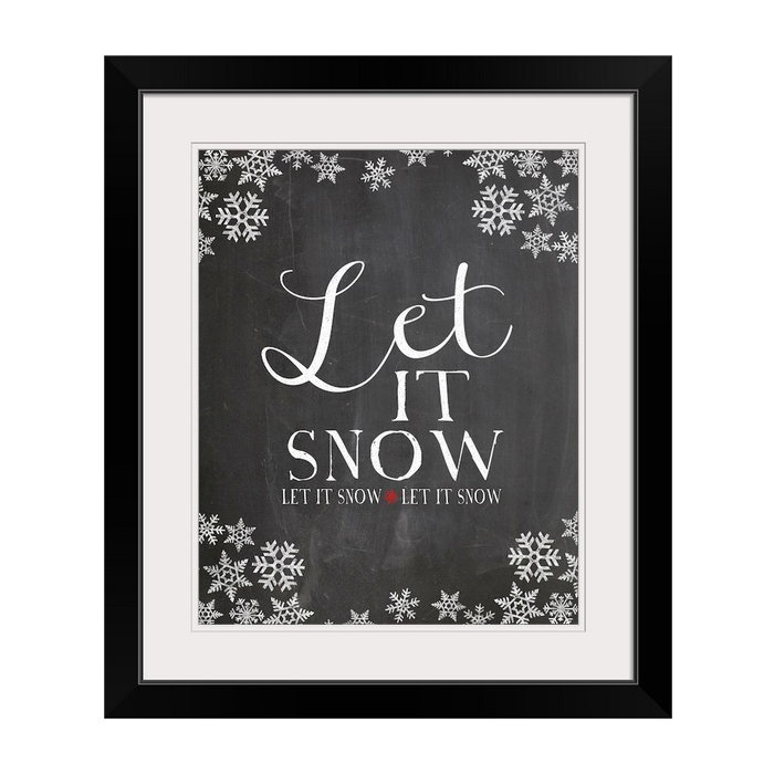 Let It Snow Chalkboard