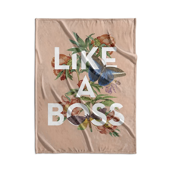 Like A Boss Vintage Floral Collage