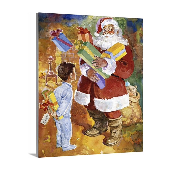Santa Bearing Gifts