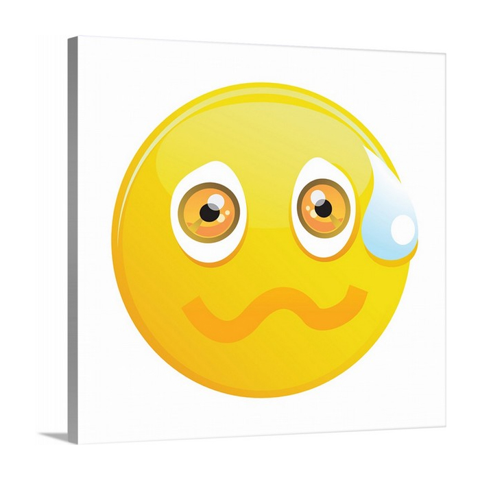 Sad And Stressed Emoji