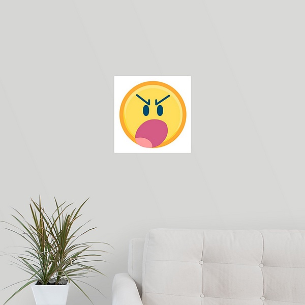 Angry Face Emoji With Gritted Teeth