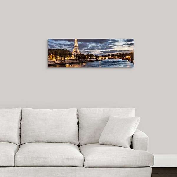 The Seine River And The Eiffel Tower In Paris