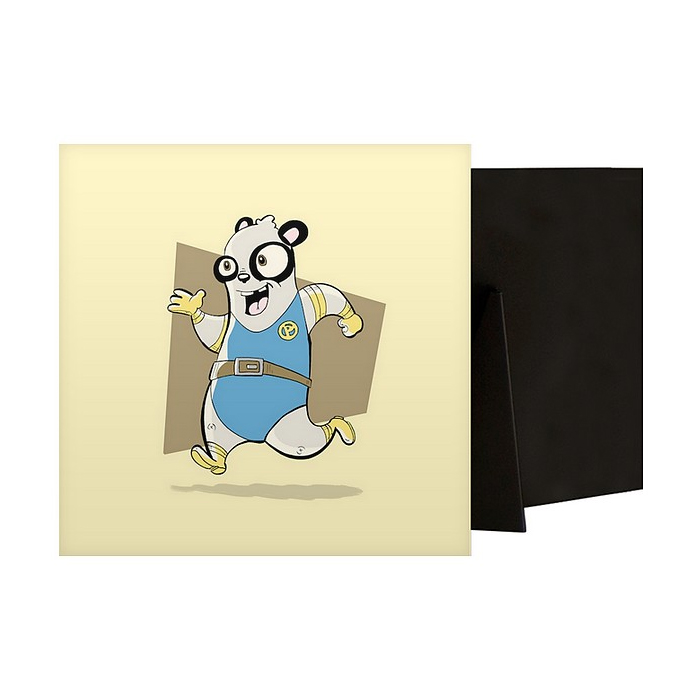 Panda Superhero Animal Art