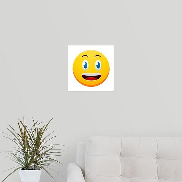 Happy Emoji With Open Mouth