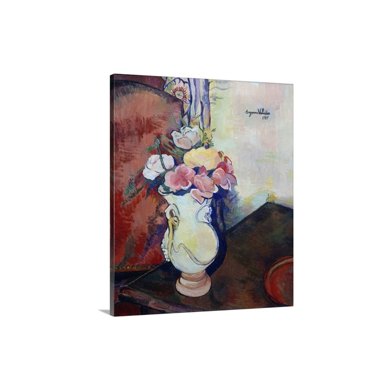 Vase Of Flowers By Suzanne Valadon Wall Art - Canvas - Gallery Wrap