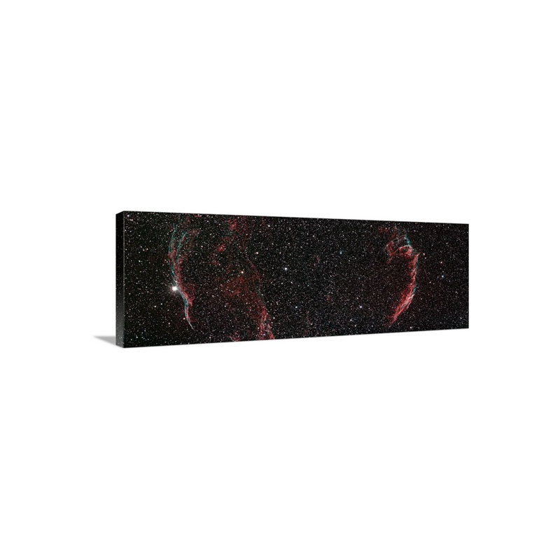 Veil Nebula Mosaic Wall Art - Canvas - Gallery Wrap