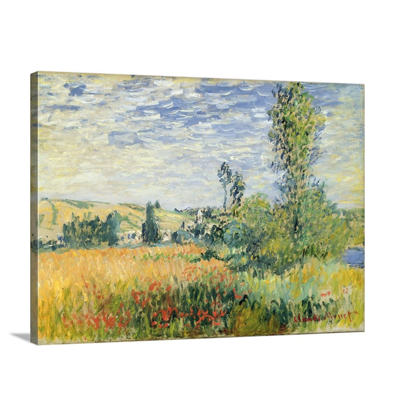 Vetheuil C 1880 Wall Art - Canvas - Gallery Wrap