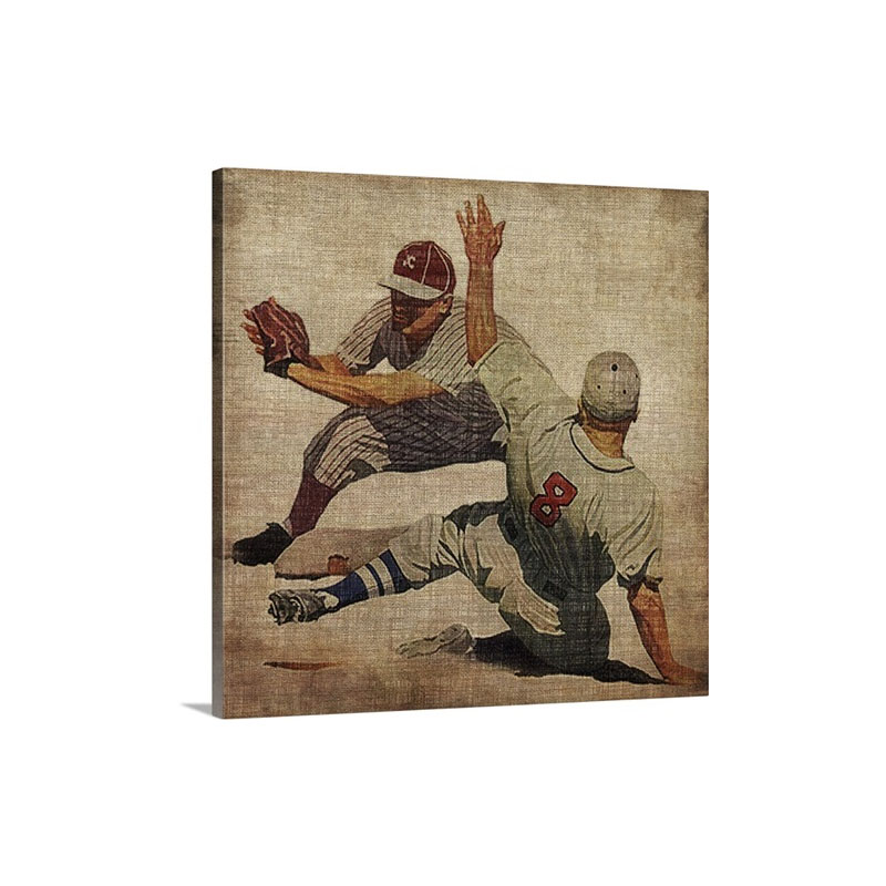 Vintage Sports V I I Wall Art - Canvas - Gallery Wrap