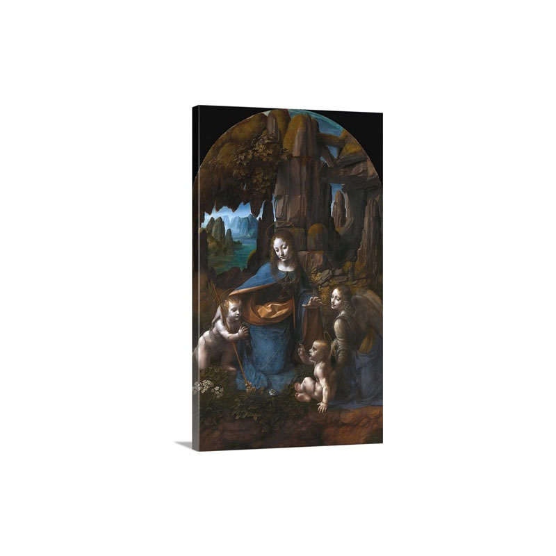 Virgin Of The Rocks By Leonardo Da Vinci Wall Art - Canvas - Gallery Wrap