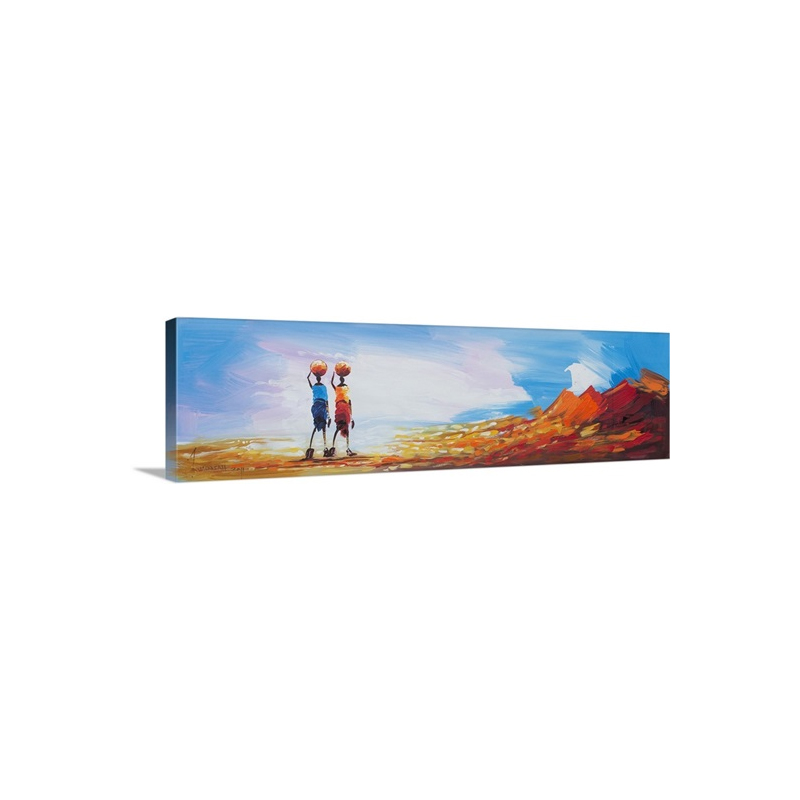 Water Fetchers I V Wall Art - Canvas - Gallery Wrap