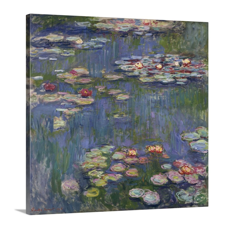 Water Lilies 1916 Wall Art - Canvas - Gallery Wrap