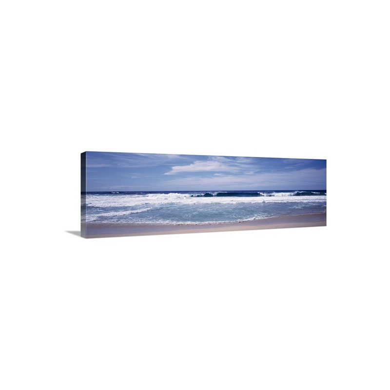 Waves Crashing On The Beach Big Sur Coast Pacific Ocean California Wall Art - Canvas - Gallery Wrap