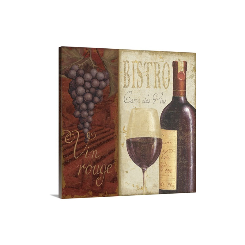 Wine List I Wall Art - Canvas - Gallery Wrap