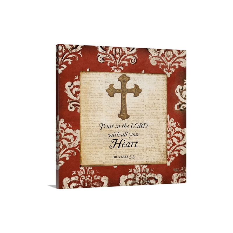 With All Your Heart I Wall Art - Canvas - Gallery Wrap