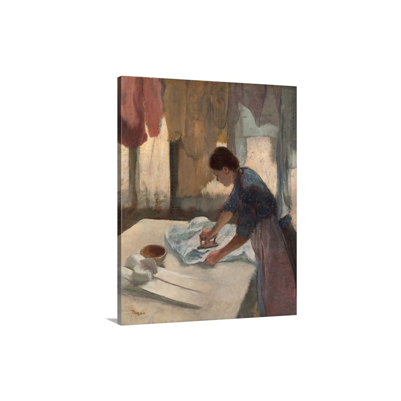 Woman Ironing By Edgar Degas Wall Art - Canvas - Gallery Wrap
