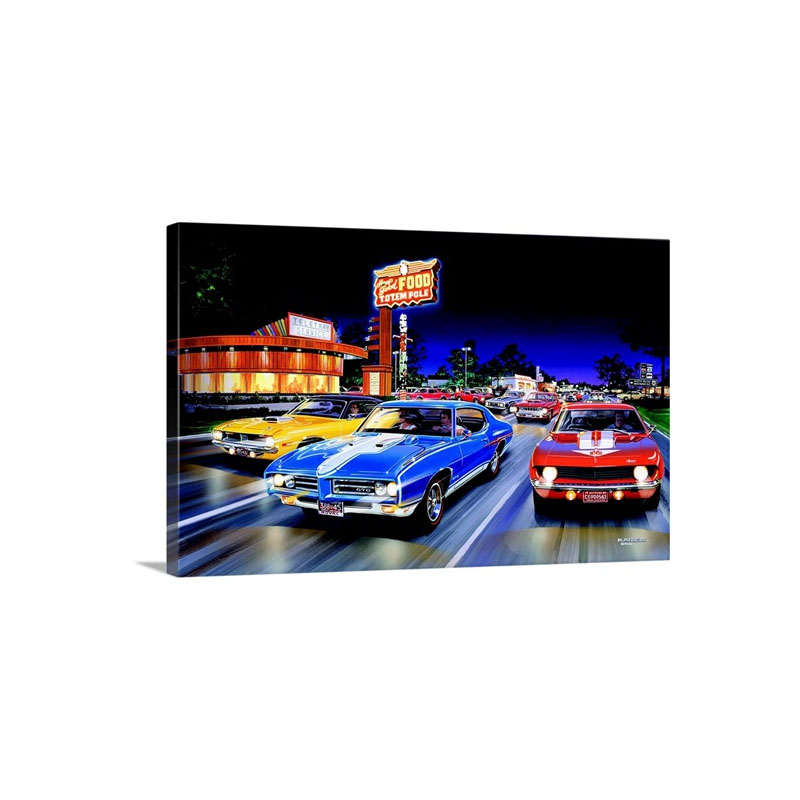 Woodward Ave Wall Art - Canvas - Gallery Wrap