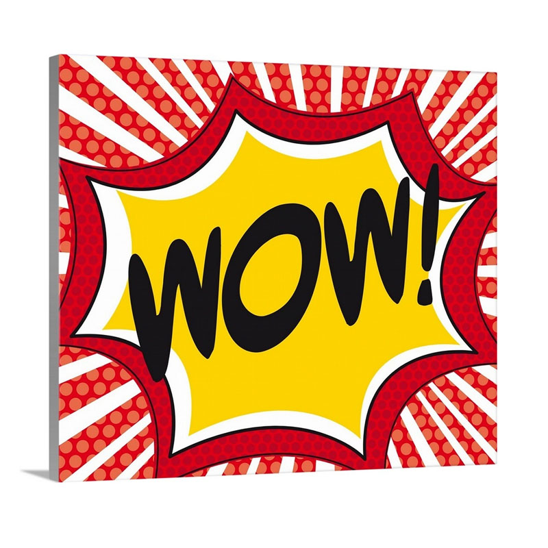 Wow Wall Art - Canvas - Gallery Wrap