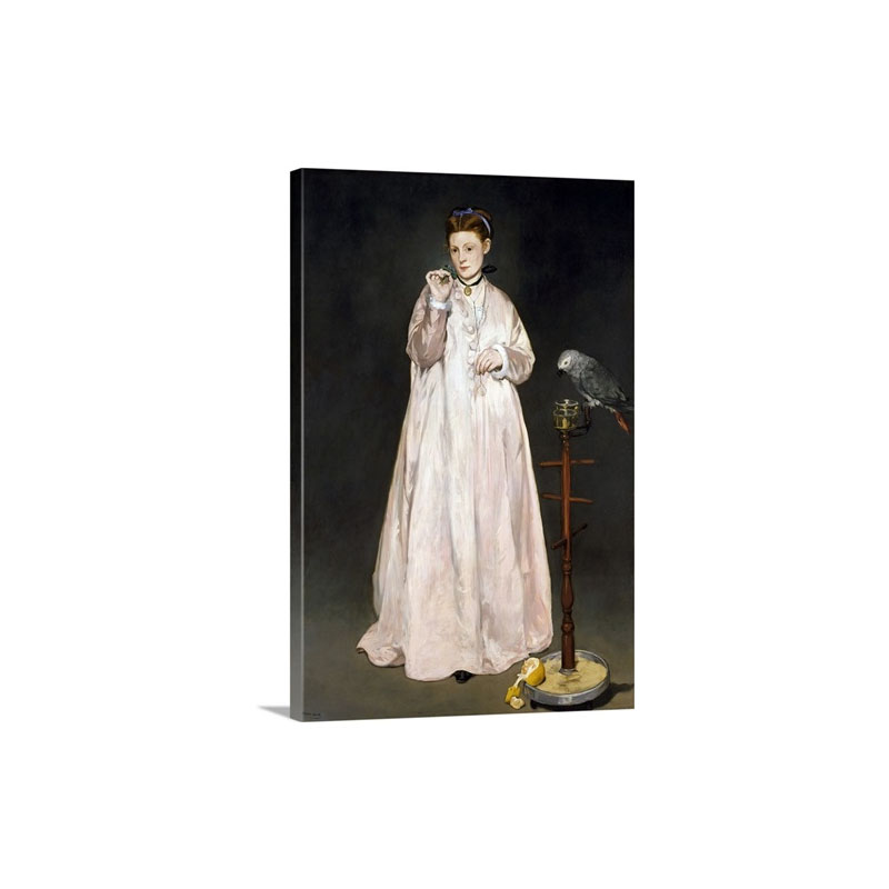 Young Lady In 1866 By Edouard Manet Wall Art - Canvas - Gallery Wrap